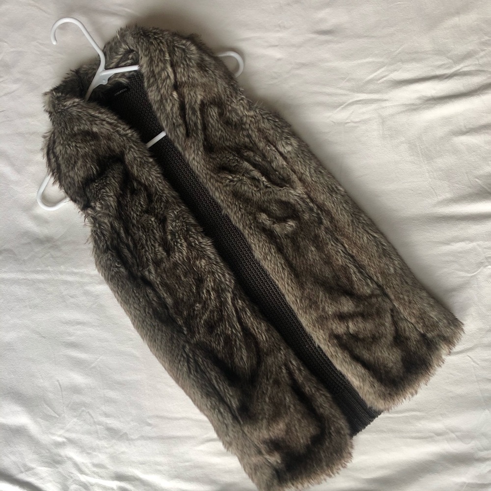 Maurices fur coated vest